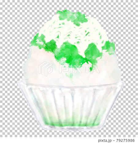 練乳　メロン　かき氷 79275986
