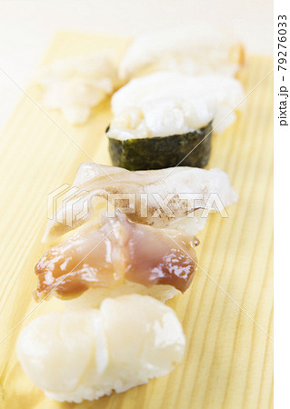 美味しい貝の握り鮨 美味しい貝の握り鮨 79276033