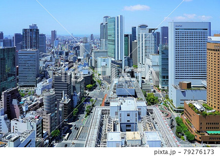 大阪市北区(駅前ビルからの眺め) 大阪市北区(駅前ビルからの眺め) 79276173