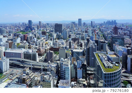 大阪市北区（駅前ビルからの眺め） 79276180