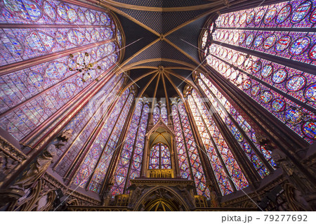 The Saint Chapel church, Paris, France 79277692