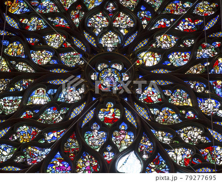The Saint Chapel church, Paris, France 79277695