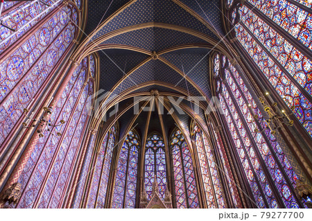 The Saint Chapel church, Paris, France 79277700