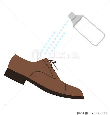 ビジネスシューズ11 スプレー缶のイラスト素材