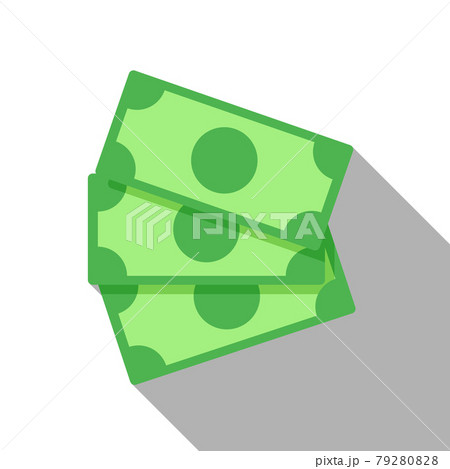 Flat icon of Money, stacks of banknotes. Vector. Flat icon of Money, stacks of banknotes. Vector. 79280828
