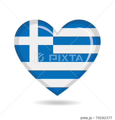 Greece national flag in heart shape vector illustration Greece national flag in heart shape vector illustration 79282377