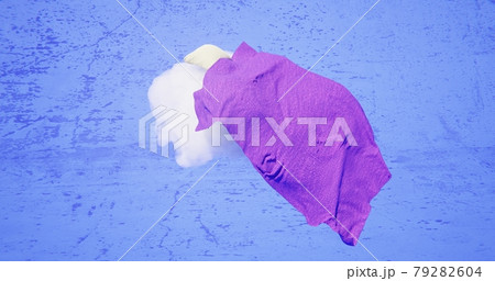 Pillow and blanket on the cloud 3d-rendering Pillow and blanket on the cloud 3d-rendering 79282604