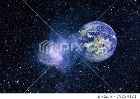 Nebula, cluster of stars in deep space. Elements of this image furnished by NASA 79284121