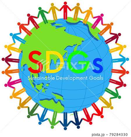 地球儀　SDGsイメージ素材 79284330
