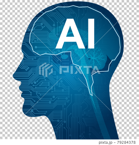 Artificial intelligence AI image material 79284378