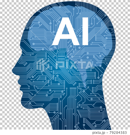 Artificial intelligence AI image material 79284383