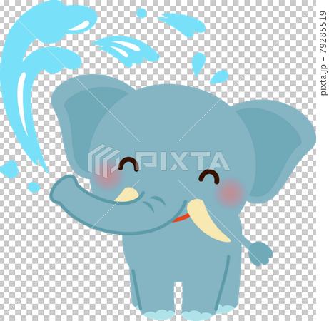 大像用鼻子洗澡 79285519