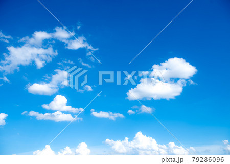 blue sky with cloud in bright morning. 79286096