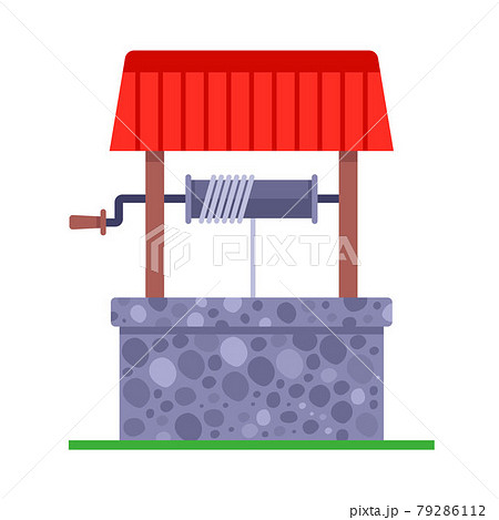 old rustic stone well. old rustic stone well. 79286112