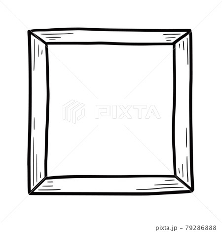 Hand drawn frame. Doodle style. Hand drawn frame. Doodle style. 79286888