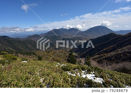 日光白根山登山、金精峠コース、紅葉、栃木県 日光白根山登山、金精峠コース、紅葉、栃木県 79288879