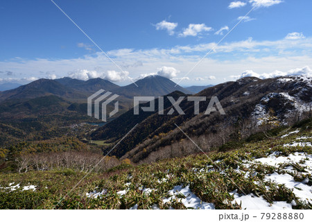 日光白根山登山、金精峠コース、紅葉、栃木県 日光白根山登山、金精峠コース、紅葉、栃木県 79288880