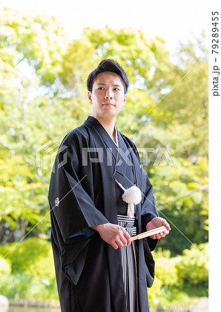 和装ウェディング　新郎 79289455