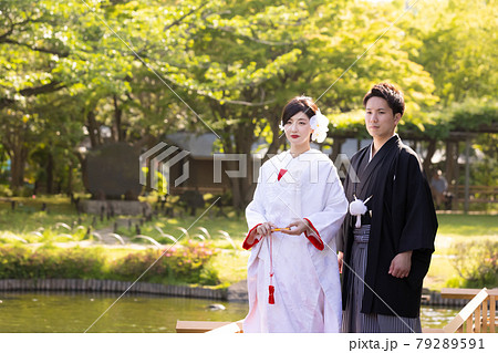 和装　ウェディング　ドラマチック 79289591