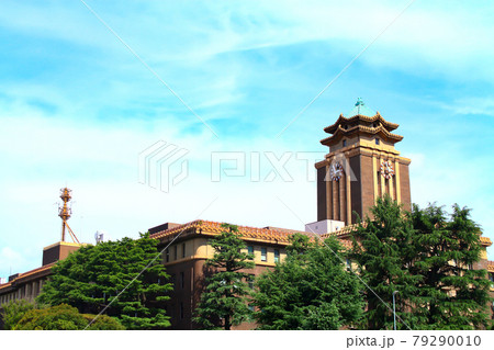 名古屋市、名古屋市役所本庁舎とその周辺の風景 名古屋市、名古屋市役所本庁舎とその周辺の風景 79290010