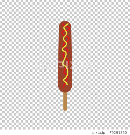 フランクフルトのイラストのイラスト素材