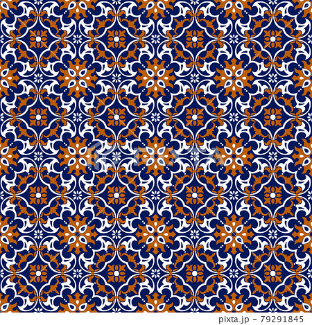 Talavera pattern. Moroccan tile mosaic.  79291845