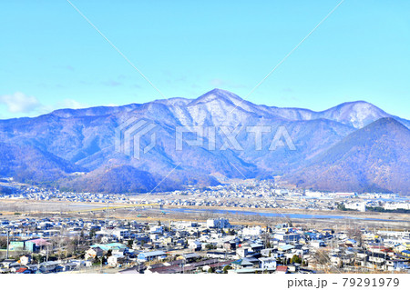 びんぐしの里公園方面を望む(長野県坂城町)【2020.2】 79291979