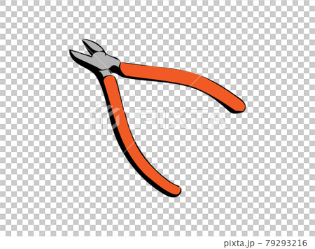 Nippers with orange handles 79293216