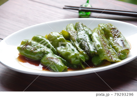 しし唐の煮びたし しし唐 甘長唐辛子 さっと煮 しし唐の煮びたし しし唐 甘長唐辛子 さっと煮 79293296