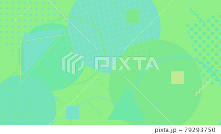 おしゃれな幾何学模様アイコングラフィック背景素材 79293750