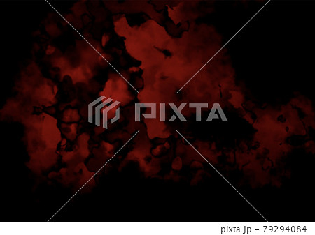 赤と黒の滲むテクスチャ背景 79294084