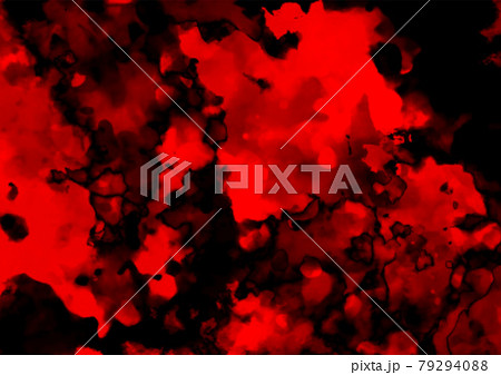 赤と黒の滲むテクスチャ背景 79294088
