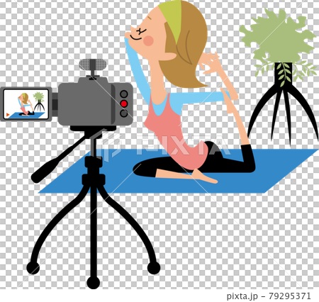 ヨガ　ユーチューバー 79295371