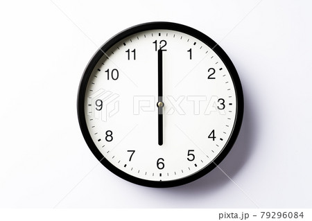 時計 6時 18時 時計 6時 18時 79296084