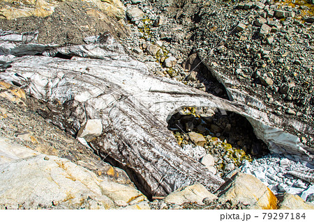 北アルプス　立山連峰縦走・剱沢雪渓　　 79297184