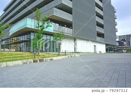 水戸市役所庁舎と周辺の街並み 水戸市役所庁舎と周辺の街並み 79297312