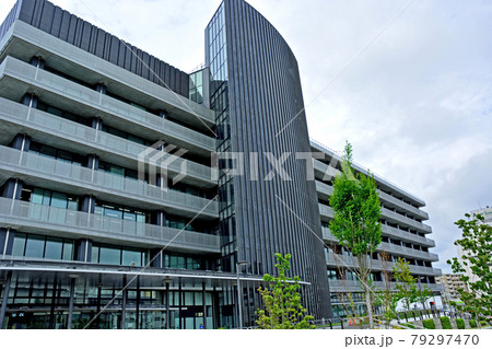 水戸市役所庁舎と周辺の街並み 水戸市役所庁舎と周辺の街並み 79297470