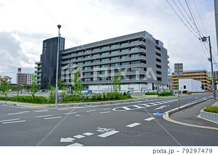 水戸市役所庁舎と周辺の街並み 水戸市役所庁舎と周辺の街並み 79297479