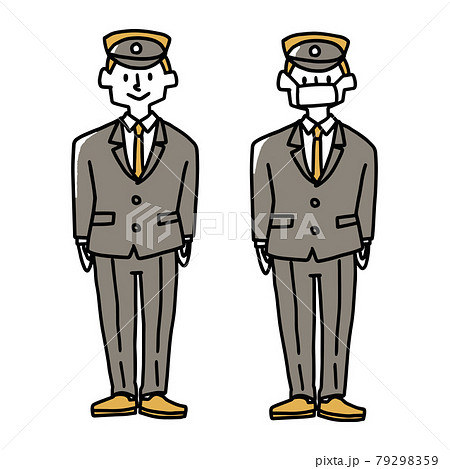 マスクをしたドライバー 79298359