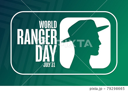 World Ranger Day. July 31. Holiday concept. Template for background, banner, card, poster with text World Ranger Day. July 31. Holiday concept. Template for background, banner, card, poster with text 79298665