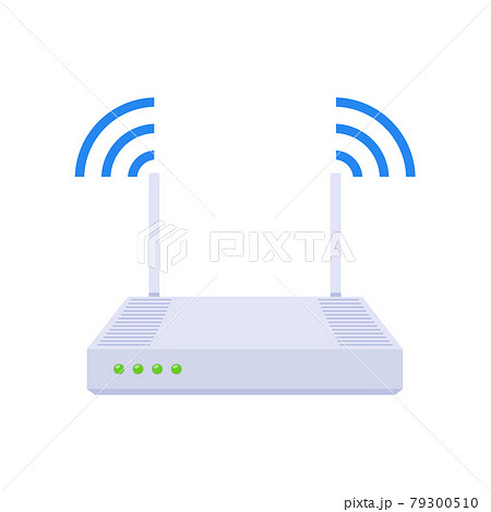 Wifi Routerのイラスト素材
