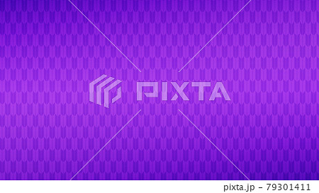 和柄・矢絣柄で紫の背景ベース 79301411