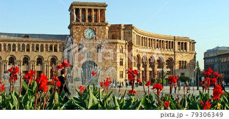 Republic Square in center of Yerevan. Republic Square in center of Yerevan. 79306349