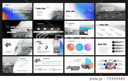 Geometric Graphic Design Project Proposal Presentation. Infographic Slide Template. For use in Presentation, Flyer and Leaflet, SEO, Marketing, Webinar Landing Page Template, Website Design, Banner. 79309480