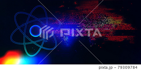 Abstract technology science background. Dark digital backdrop Abstract technology science background. Dark digital backdrop 79309784