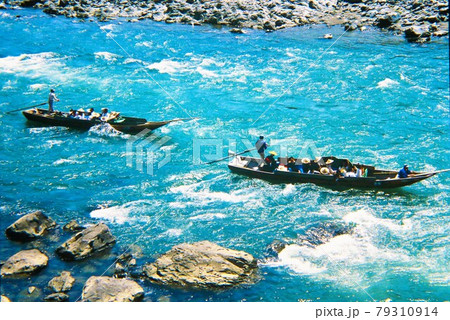 球磨川川下り（熊本県） 79310914