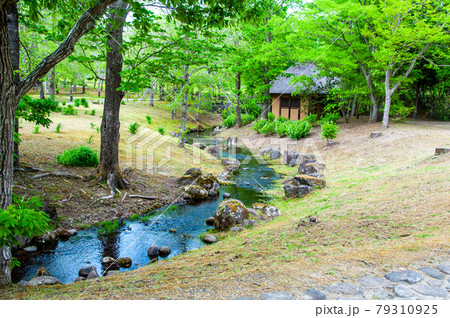 国営みちのく杜の湖畔公園ふるさと村 水車小屋 国営みちのく杜の湖畔公園ふるさと村 水車小屋 79310925