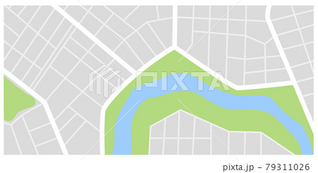 City map. Town streets with green line park and river. Downtown gps navigation plan, abstract transportation urban in vector. Drawing town small road map. Urban pattern texture City map. Town streets with green line park and river. Downtown gps navigation plan, abstract transportation urban in vector. Drawing town small road map. Urban pattern texture 79311026