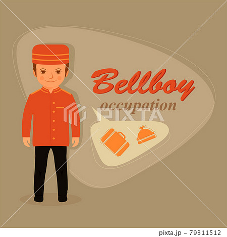 bellboy kid,  hotel service 79311512