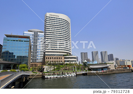 東京　港区の都市風景　竹芝桟橋 79312728